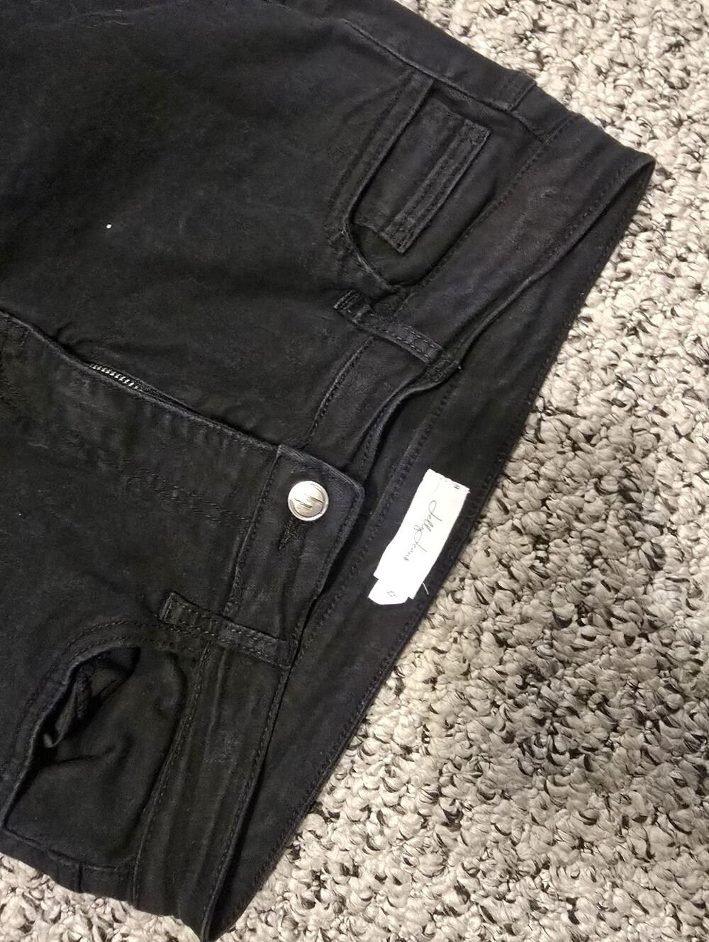 Women's Black High-Rise Jeans